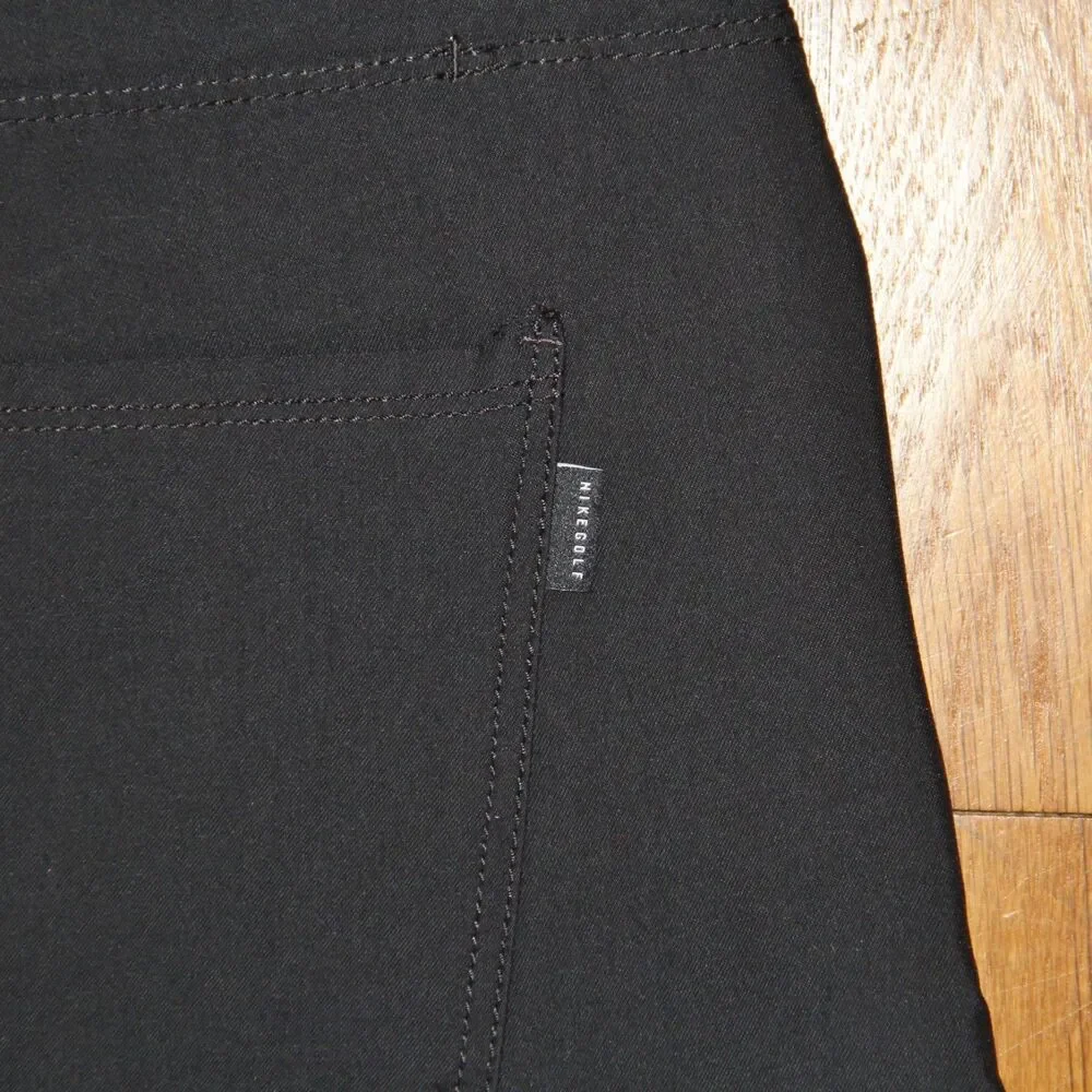 Nike Slim Fit Flex 6 Pocket Dri-Fit Golf Pants Mens 38x32 Black